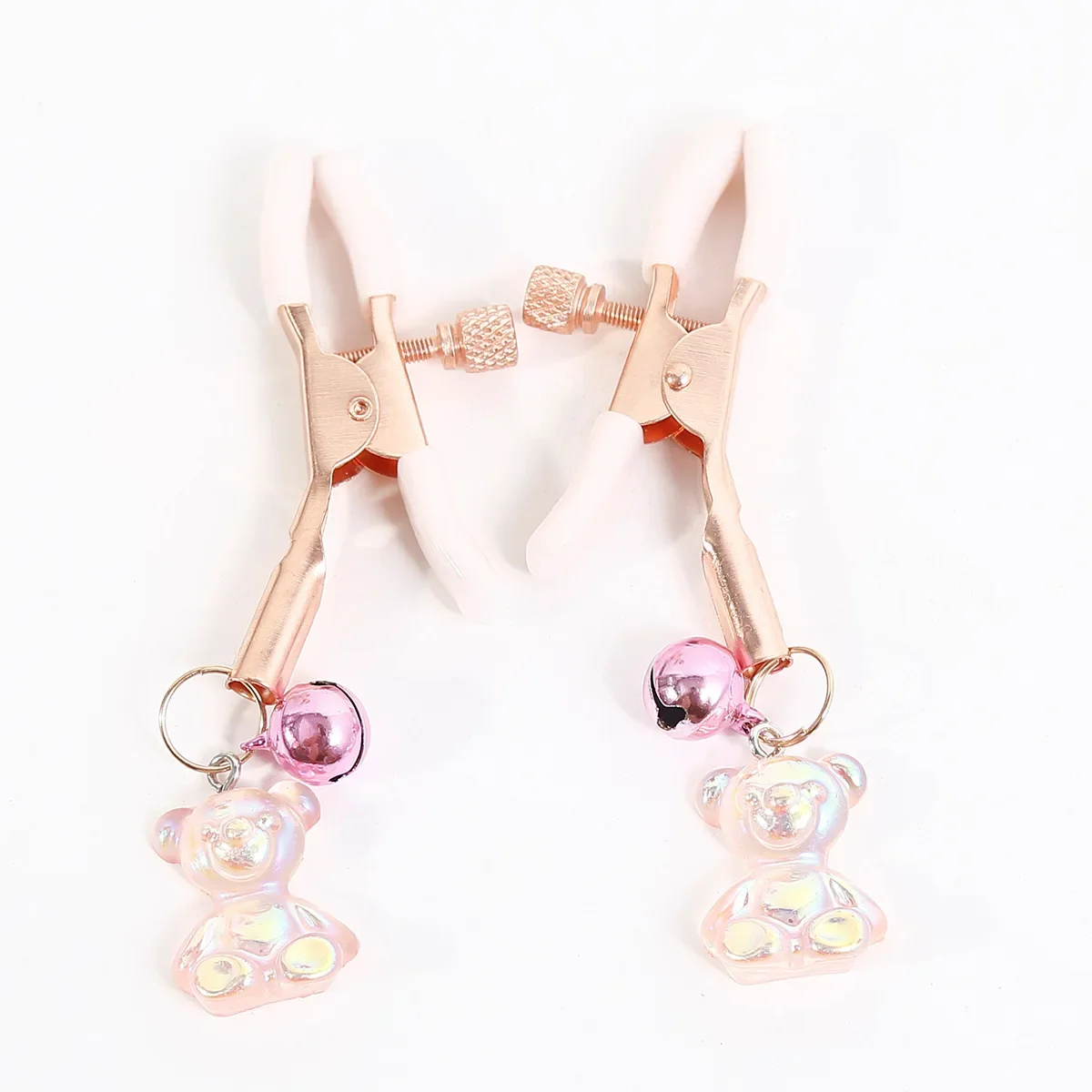 Женский сексуальный регулируемый зажим для сосков с медведем грудь SM маленькие