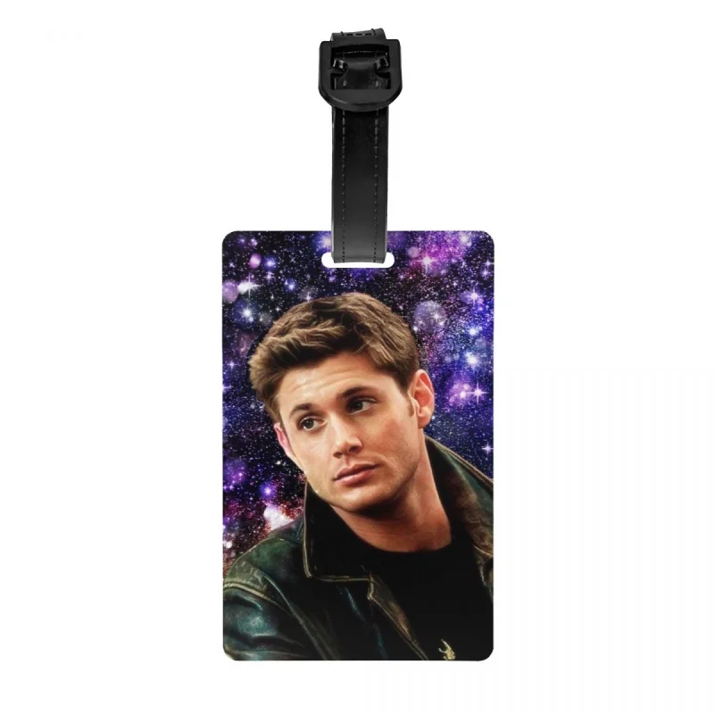 

Dean Winchester Luggage Tag for Suitcases Fashion Supernatural TV Show Baggage Tags Privacy Cover Name ID Card