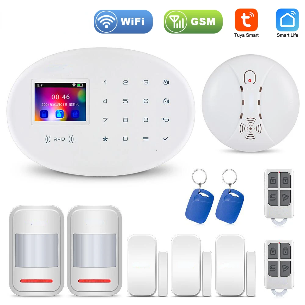 4G W204 умная система охранной сигнализации для дома домашняя сигнализация Wi-Fi GSM