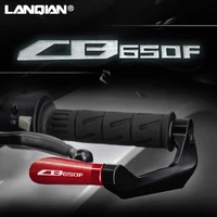 22mm 78 inch carbon fiber anti fall handlebar grips guard brake clutch levers guard protection for honda cb65f cb 650f cb 650 f