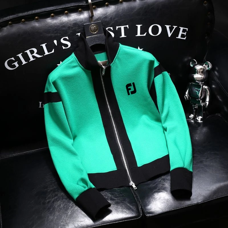 Men's Golf Jacket High Quality Windbreaker Sportswear Autumn Golf Wear Casual Fashion Man Coat Men's Golf Clothing Horse Fall