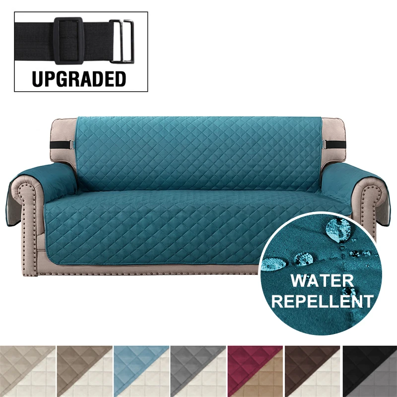 

Водонепроницаемый чехол для дивана, растягивающийся однотонный клетчатый чехол для гостиной, моющийся чехол для дивана Armchai для 1/2/3/4 мест, д...