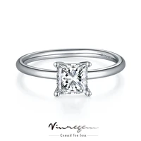 vinregem 925 sterling silver 3ex vvs1 100 pass test diamonds moissanite wedding engagement ring for women gift drop shipping