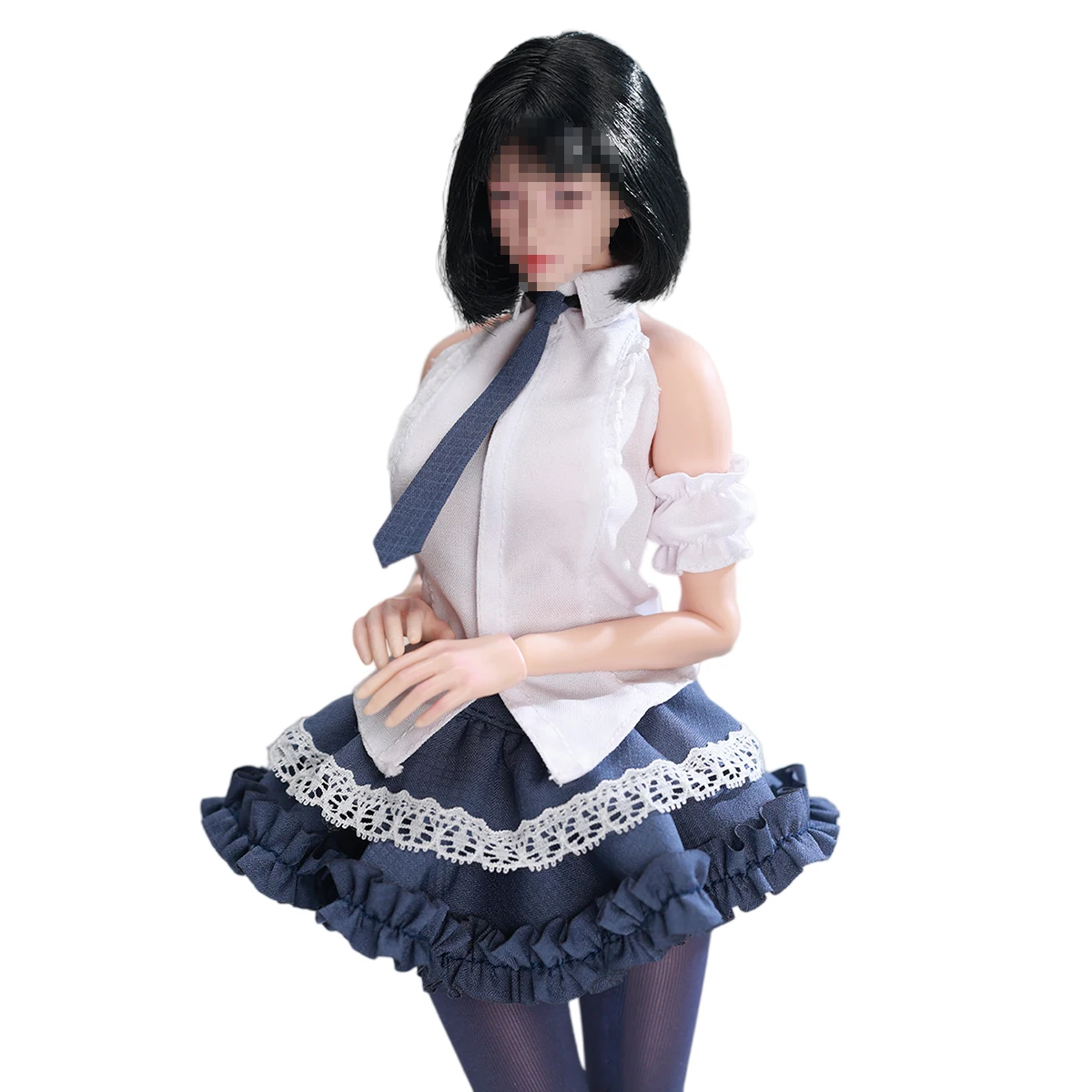 Комплект одежды для кукол HIPLAY JIAOUDOLL: рубашка с открытыми плечами и юбка, аксессуар для кукол, подходит для фигурок в масштабе 16. (art.: 3920da768da45) - 3920da768da45