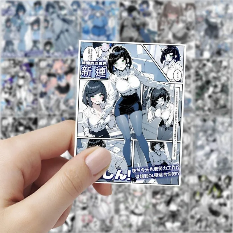 Genshin Impact аниме наклейки Diluc Venti наклейка детские канцелярские принадлежности