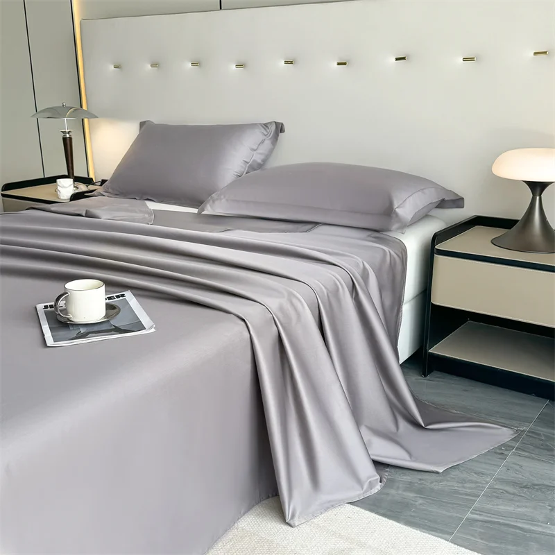 Однотонные простыни из 100% хлопка