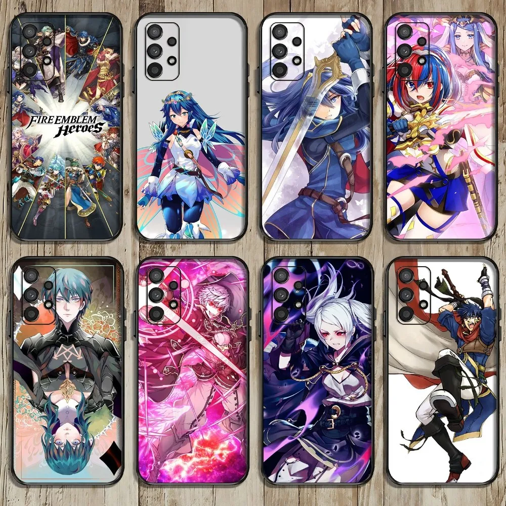 Чехол для телефона Game Fire Emblem Samsung Galaxy A52 A12 A51 S21 Edge S22 ULTRA S23 S24 Plus Ultra Black Cover
