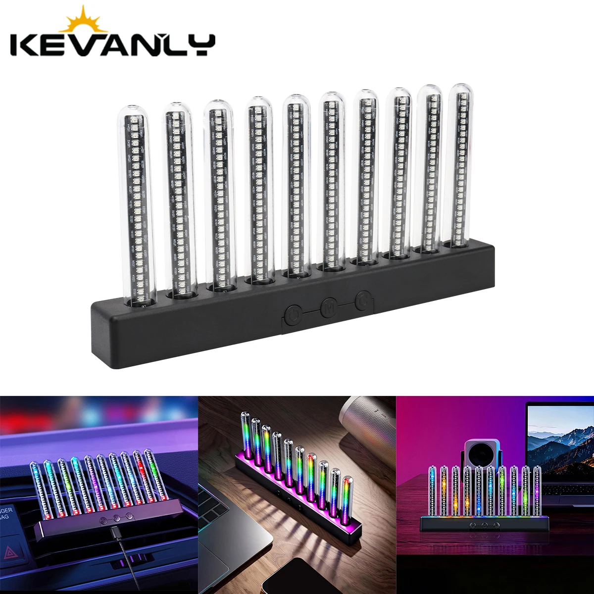 

Универсальное Декоративное Светодиодное RGB-освещение С Динамическим Градиентом И Звуковым Управлением Для Автомобильных Возд...