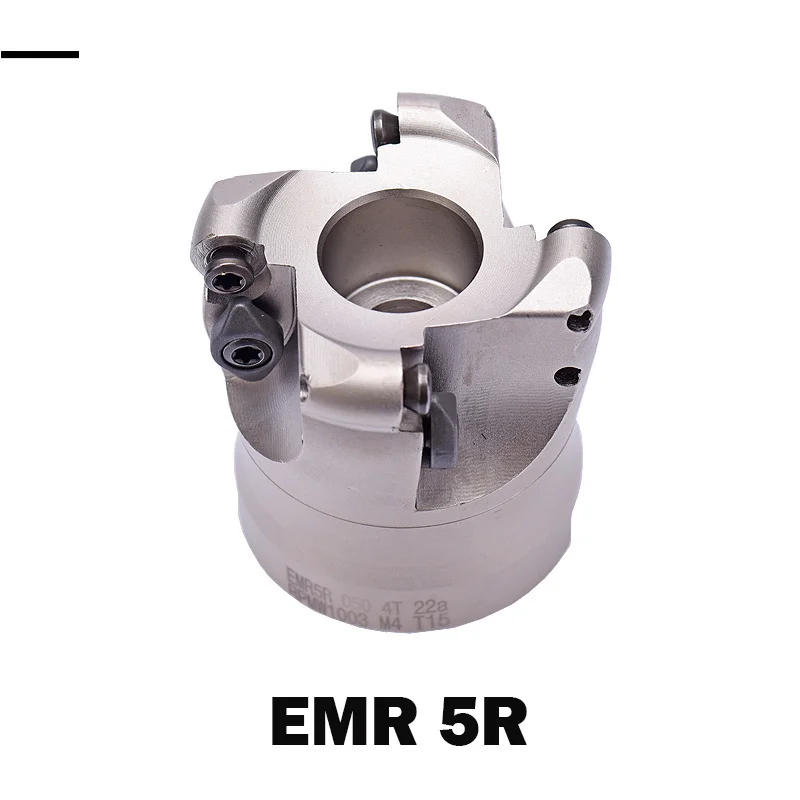 Фото Фрезерный держатель EMR 5R50-22-4T EMRW 6R80-27-6T TRS 6R50-25.4-4T TR200 5R63-22-4T для фрезерного станка + твердосплавная пластина RPMT №1