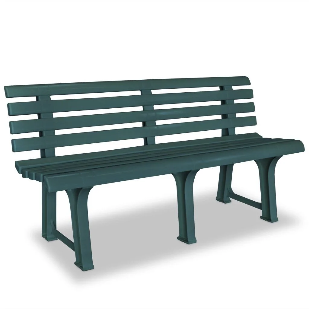 

Garden Bench 57.3" Plastic Green