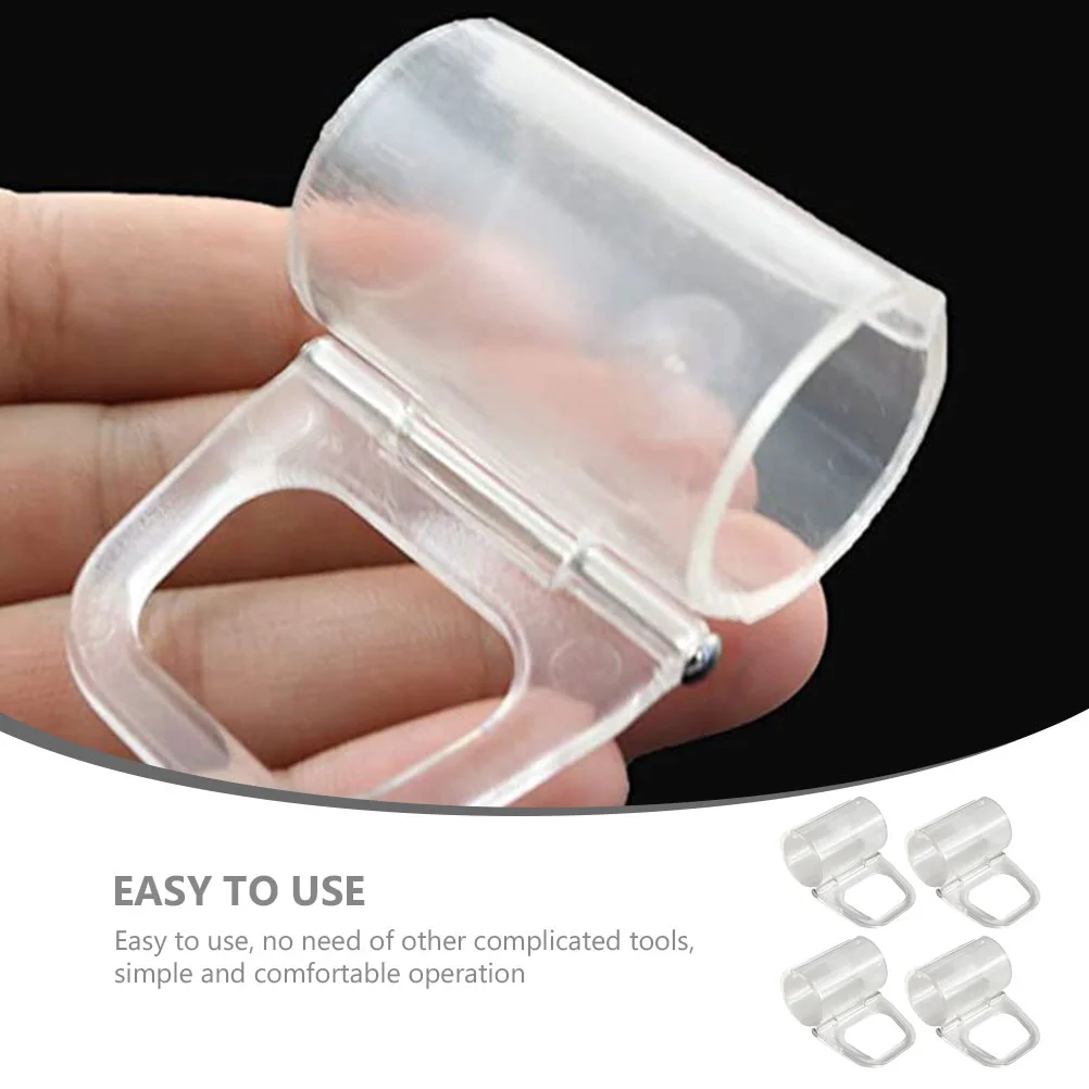 Зажимы для крепления балдахина оконные шторы прозрачные горизонтальных жалюзи