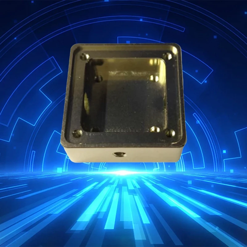 Корпус из алюминиевого сплава экранированный корпус 19x19x5 5 мм золотой проводящий