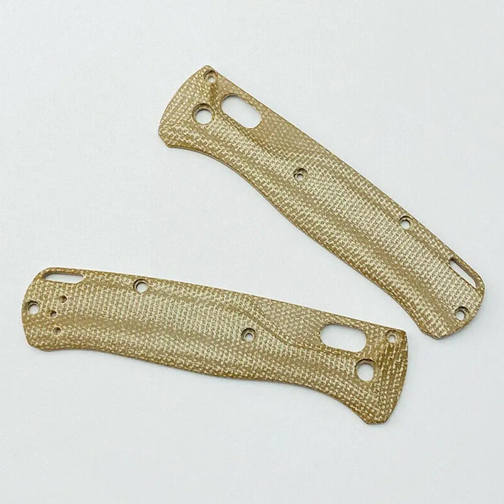 

1 Pair Micarta Material Folding Knife Handle Grip Scales Patches for Bench Made Bugout 535 Knives DIY Making Accessories Sh Z3C9