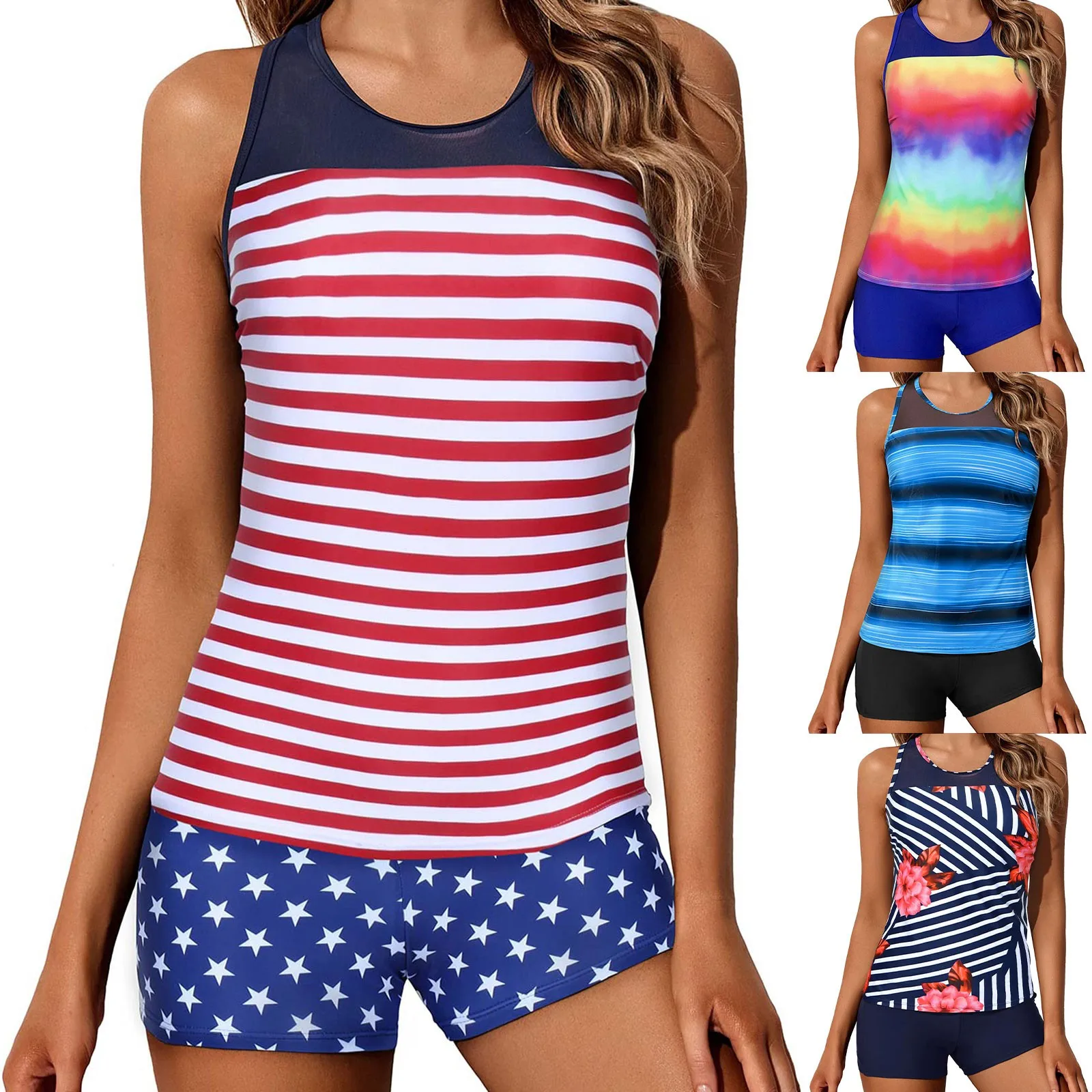 

Консервативные купальники для женщин 2023, Пляжная накидка из двух предметов, купальные купальники с воланом, комплект бикини