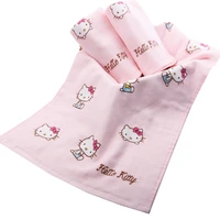 kawaii sanrio cartoon hellokitty cotton square baby towel cute soft skin friendly small towel face towel hand towel child towel