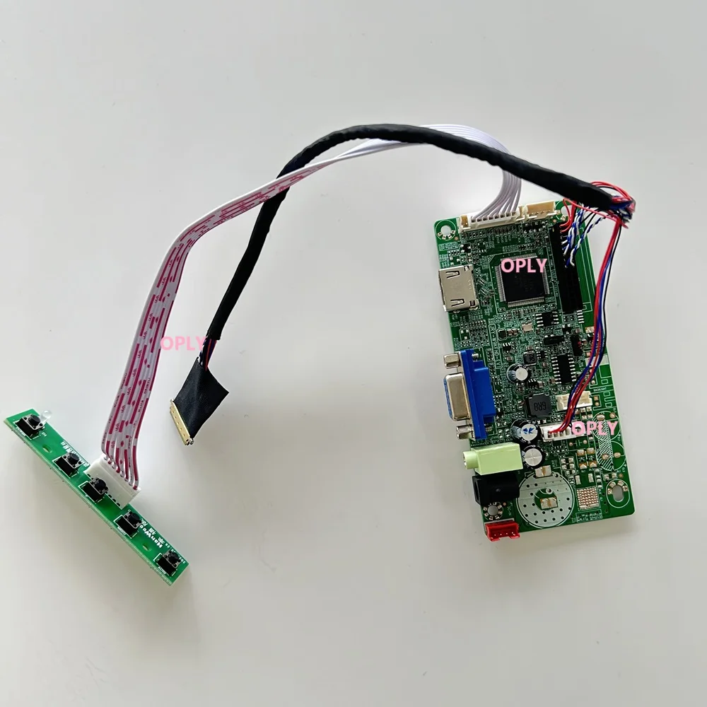Плата контроллера 58C совместимая с HDMI VGA для B156XTN03.0 B156XTN03.2 B156XTN03.4 1366X768 светодиодная