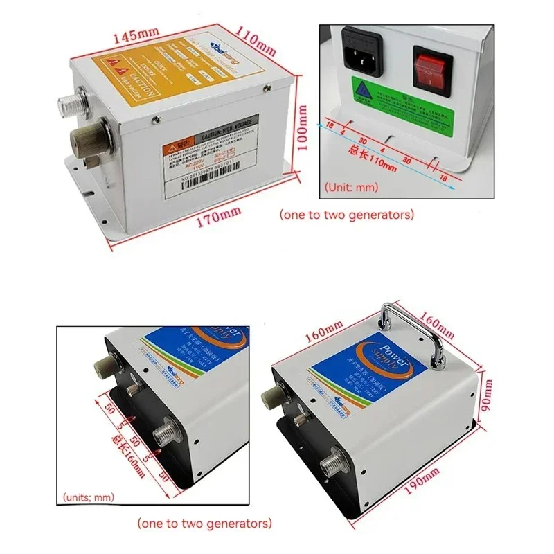 10 кВ антистатический ионный пневматический пистолет для удаления пыли ST-302D