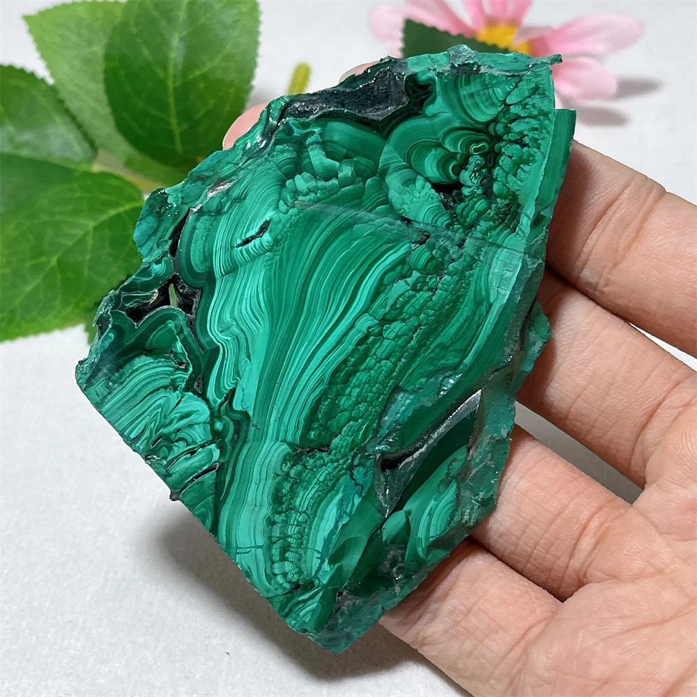 

Малахитовая плита для дома