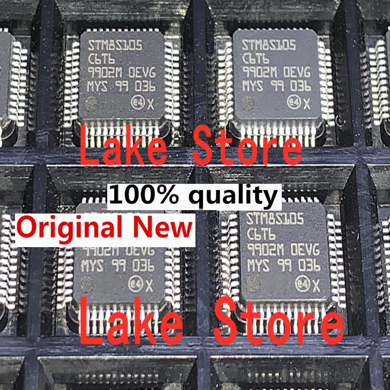 

5 unids/lote STM8S105C6T6 STM8S105C6 STM8S105 QFP48 IC chipset Original