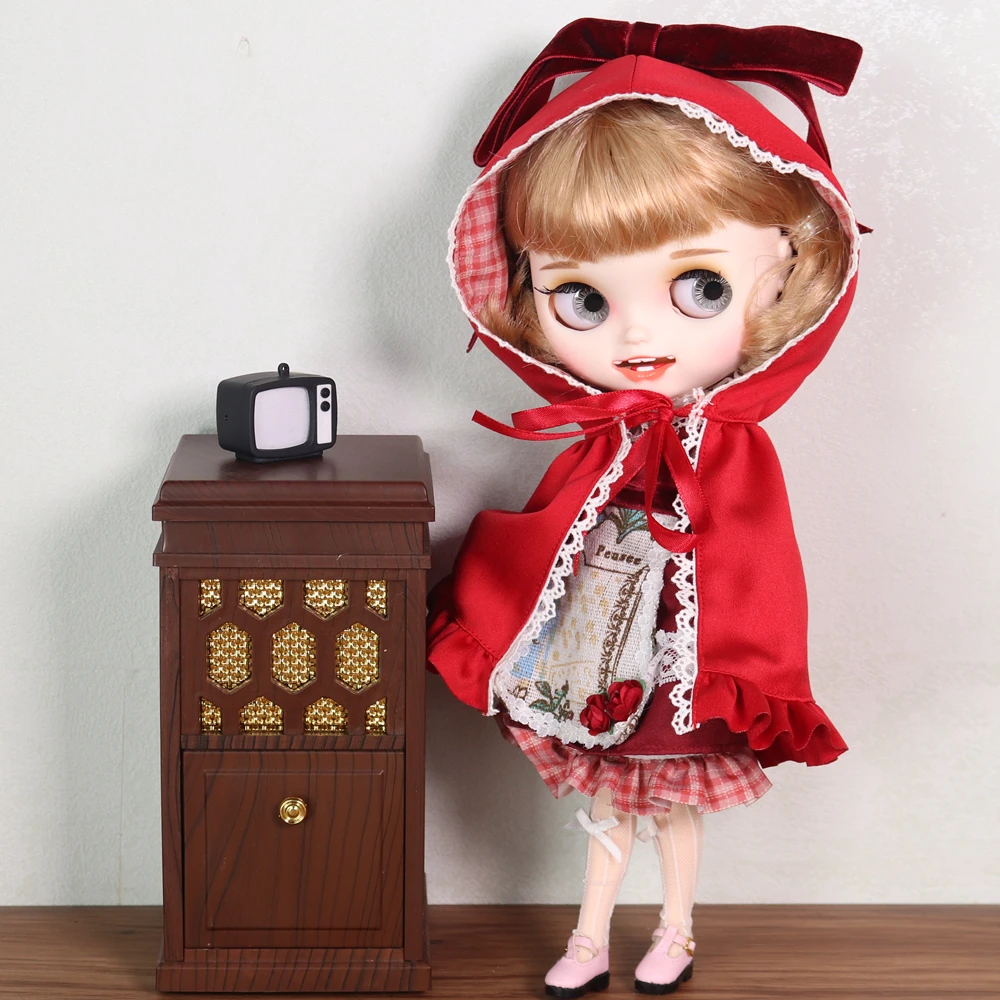 

Outfits For ICY DBS Blyth Doll Little Red With Cloak Suit 1/6 BJD Ob24 Cosplay Anime Girl