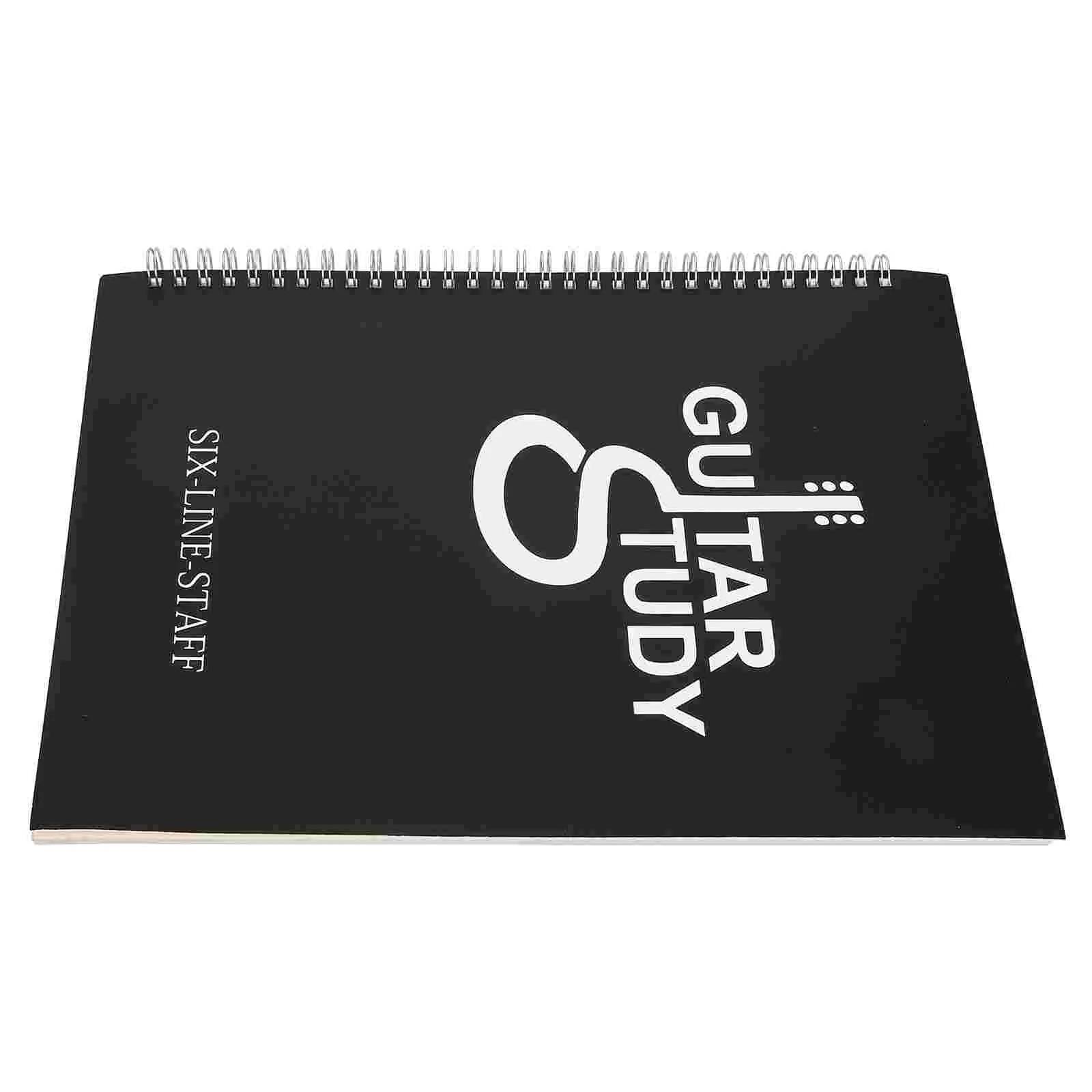 

Tab Note Notebook Six-line Music Plastic Portable Guitar Score Double Gummed Paper Coil Work Piano Gifts