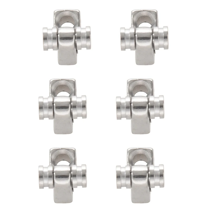 

6X Chrome Roller String Retainer Trees Guitar Parts