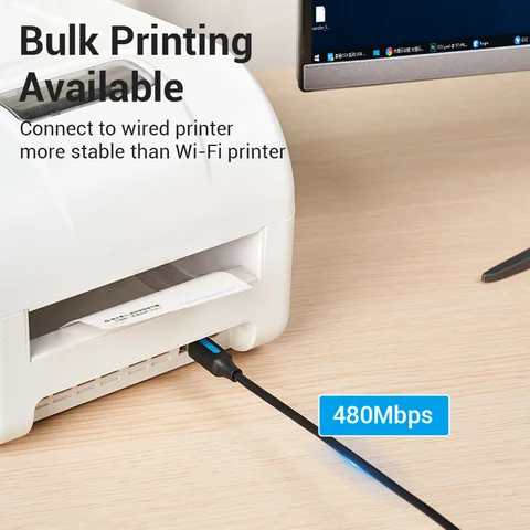 Vention USB C к USB 3.0 кабель для принтера
