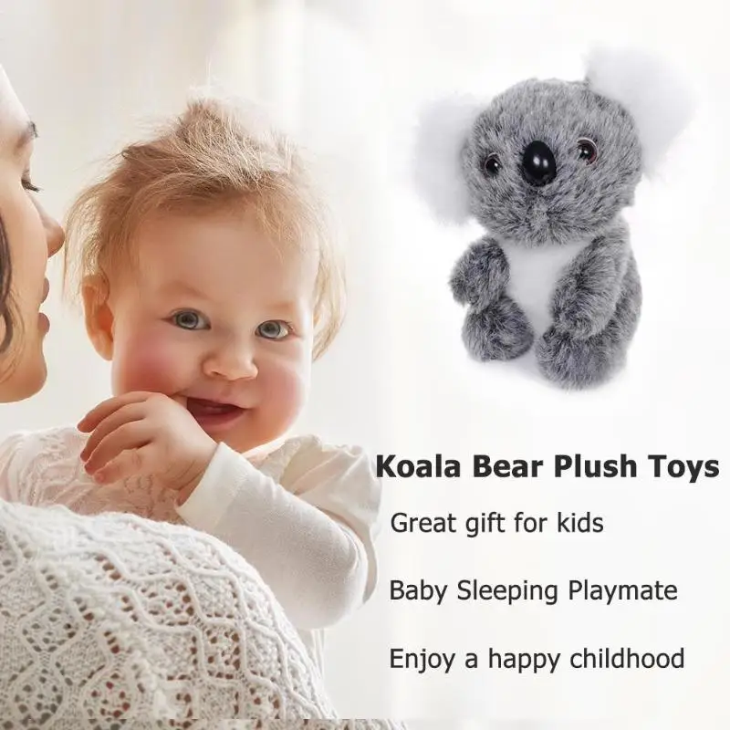 

Cute Small Koala Bear Plush Toys Kids Baby Playmate Stuffed Doll Toy (13cm)
