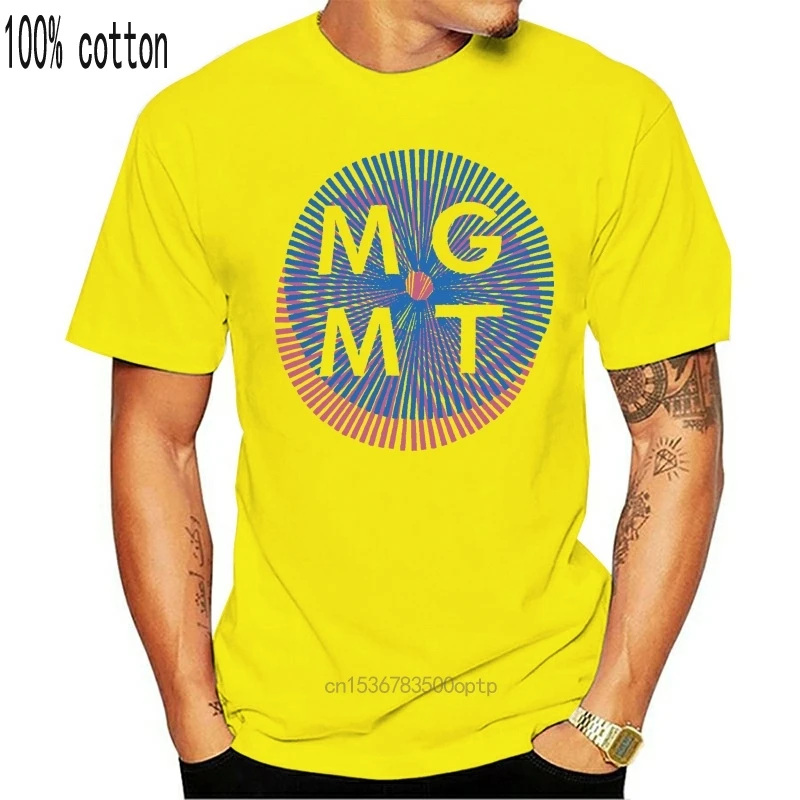 

Man Clothing MGMT Men's Op-Art 2013 Slim Fit T-shirt Small Black