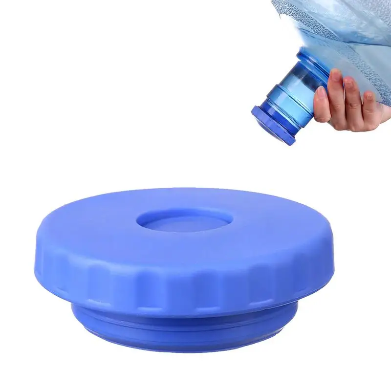 

5 Gallon Water Bottle Reusable Cap Replacement Non Spill Bottle Caps Silicone Replacement Cap Lids Anti Splash Water Bottle