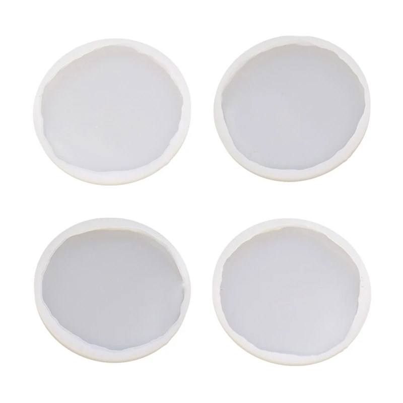 

652F Irregular Mold DIY Epoxy Tray Mold Round Coaster Casting Mold for DIY Home Craft