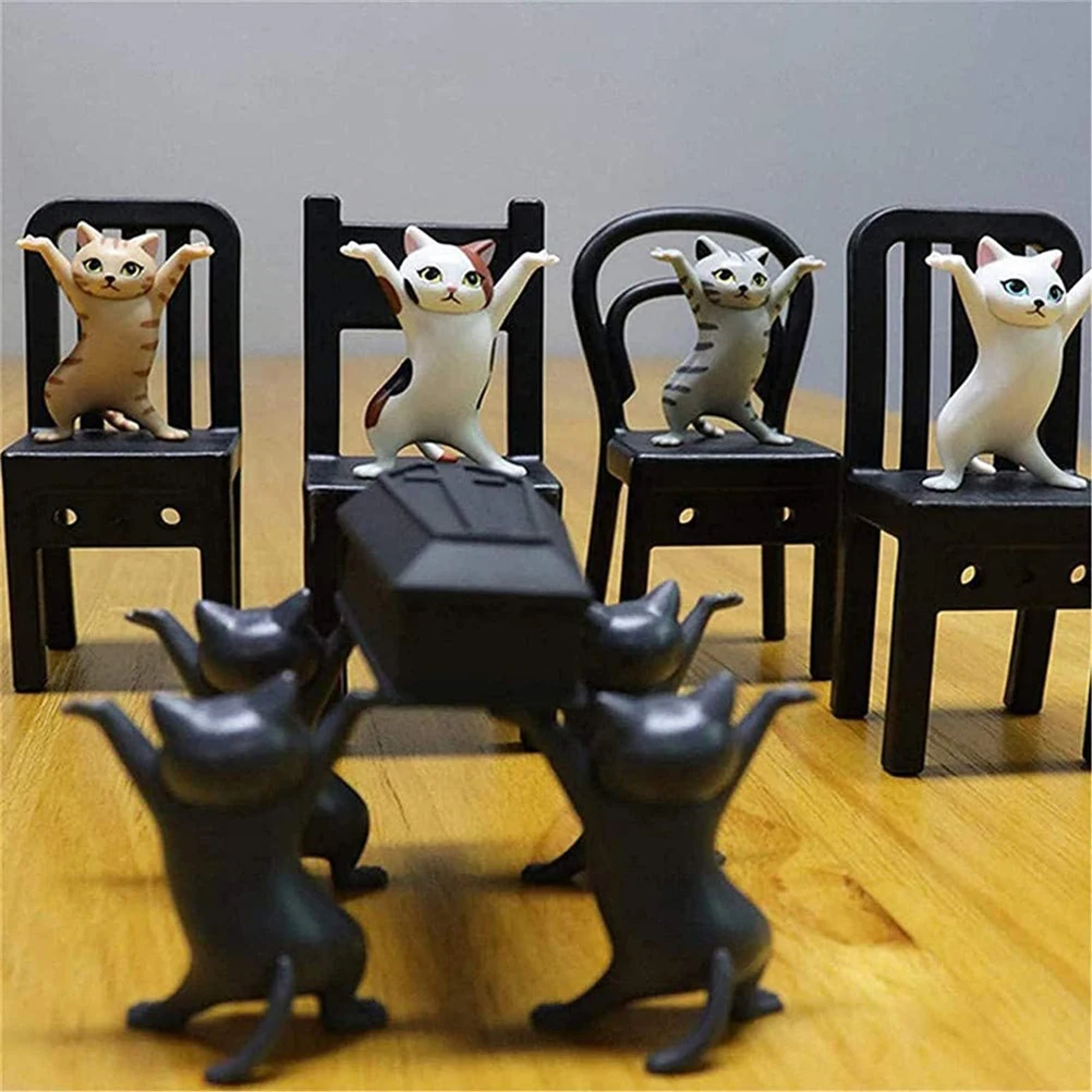 5 шт./компл. забавная ручка в виде кошки держатель для наушников гробе домашний