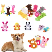 dog squeaky toys dog plush toy animal shape dog chew toy puppy sound toy training dog supplies for small medium large dogs