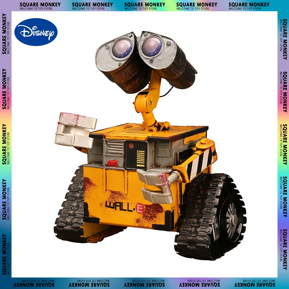 

Disney Wall E Robot Movie Action Figure Steel Metal Model Robot Kawaii Wall-e Figurine Children Toys for Boys Kids Child Toy
