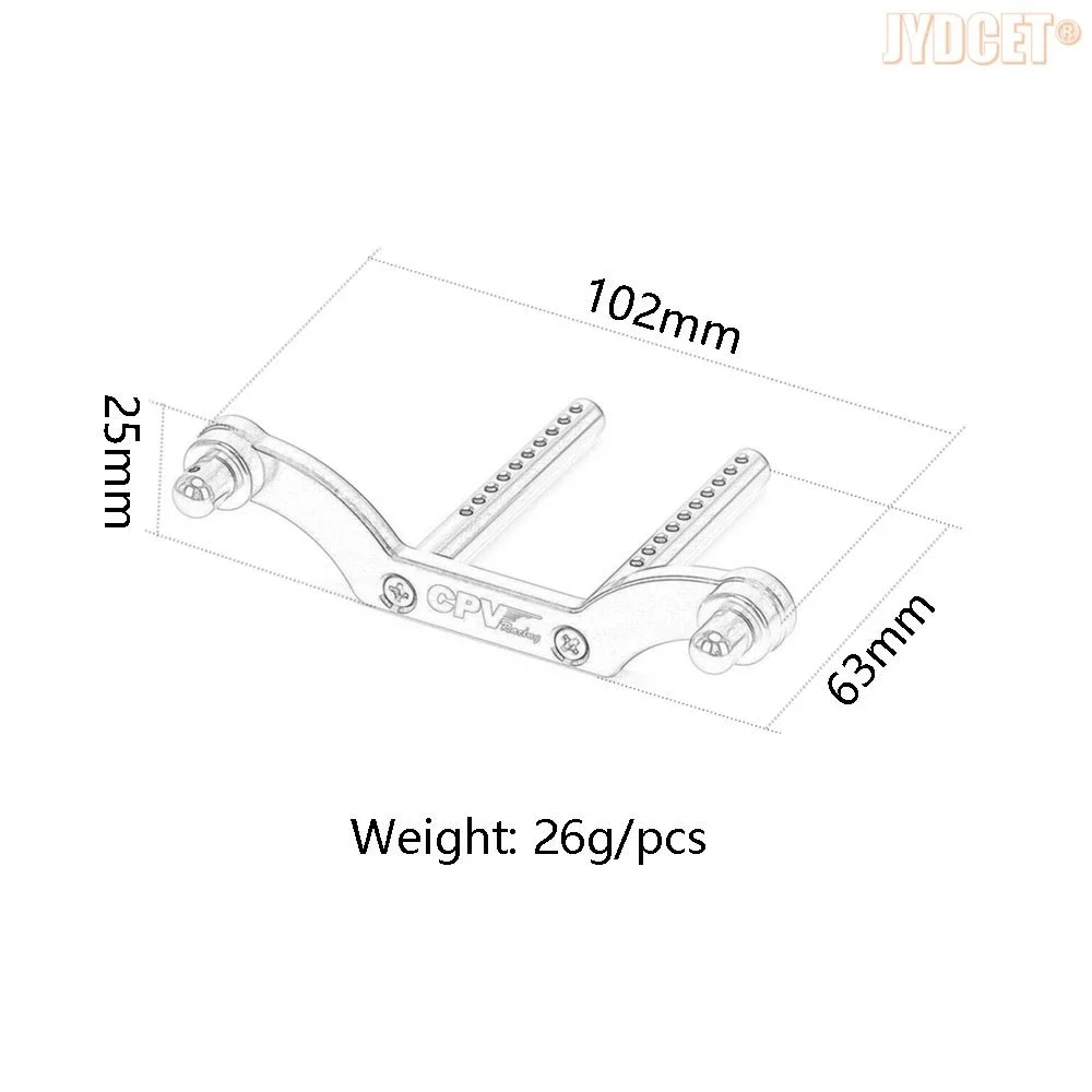 # Алюминиевая передняя и задняя амортизационная пластина 85060 демпферная для