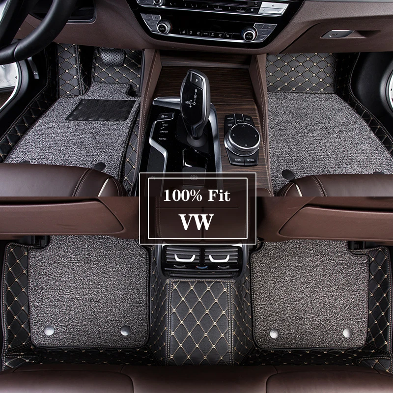 

Кожаные автомобильные напольные коврики на заказ для VW Passat B5 1996-2005, автомобильные коврики, накладки для ног, детали интерьера, аксессуары, лампион, спортивные коврики