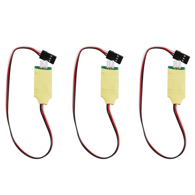 

3-х канальный кабель приемника пульта дистанционного управления для радиоуправляемого гусеничного автомобиля 1/10 Axial SCX10 TRX4 D90 TF2 Tamiya CC01