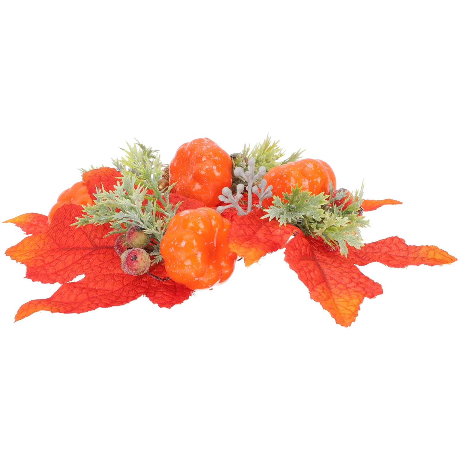 

Wreathring Christmas Thanksgiving Pumpkin Miniwine Garland Bottle Maple Supplies Decoration Leaf Tealight Front Door Ornament
