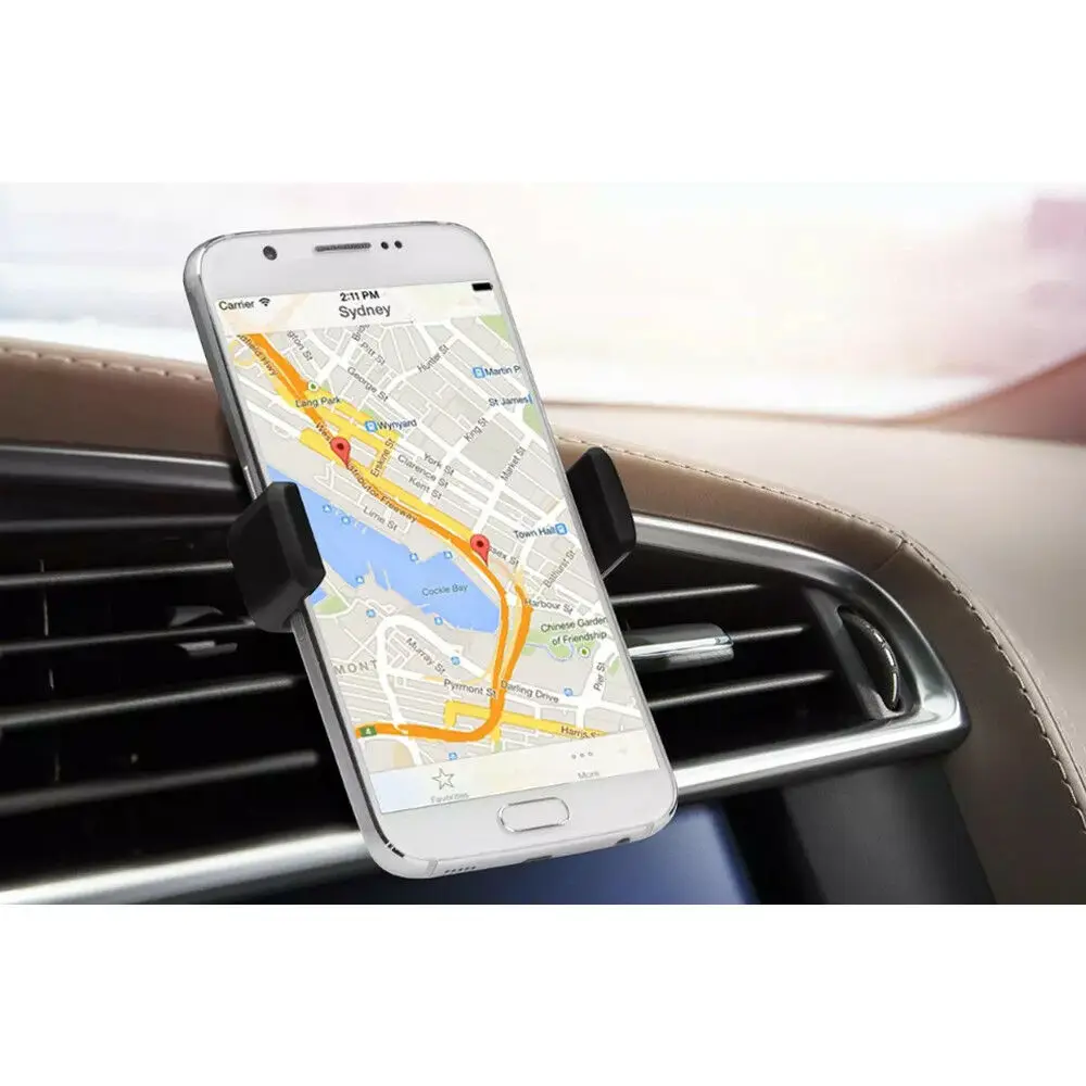 

Mobile Phone Holder 360 Rotation In Car Air Vent Mount Cradle Bracket Stand
