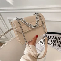 2022 fashion summer womens plaid pu leather flip messenger bag simple small chain shoulder handbag luxury brand