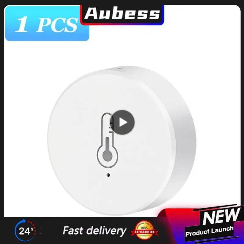 

Smart Life Smart Temperature Sensor Zigbee Smart Home Zigbee Temperature And Humidity Sensor Work With Alexa Google Home Tuya