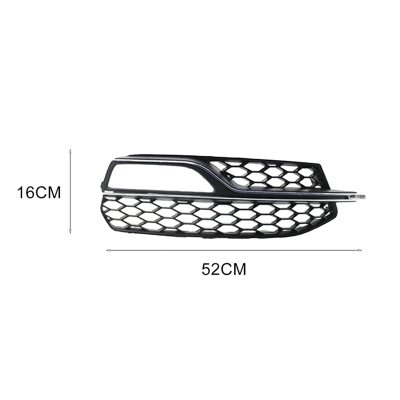 8V3807682L 8V3807682G Car Front Lower Fog Light Grill Cover Lamp Grille Frame For S3 A3 S-Line 2013-2017