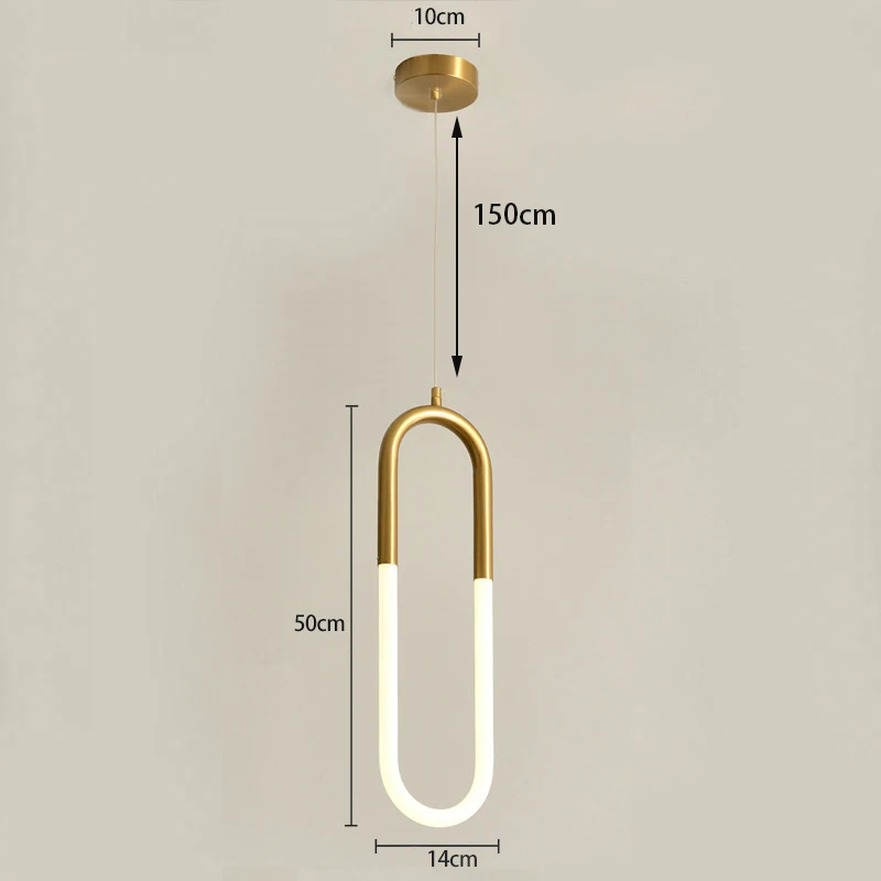 

Подвесной светильник Tinlaibor U-образной формы для кровати