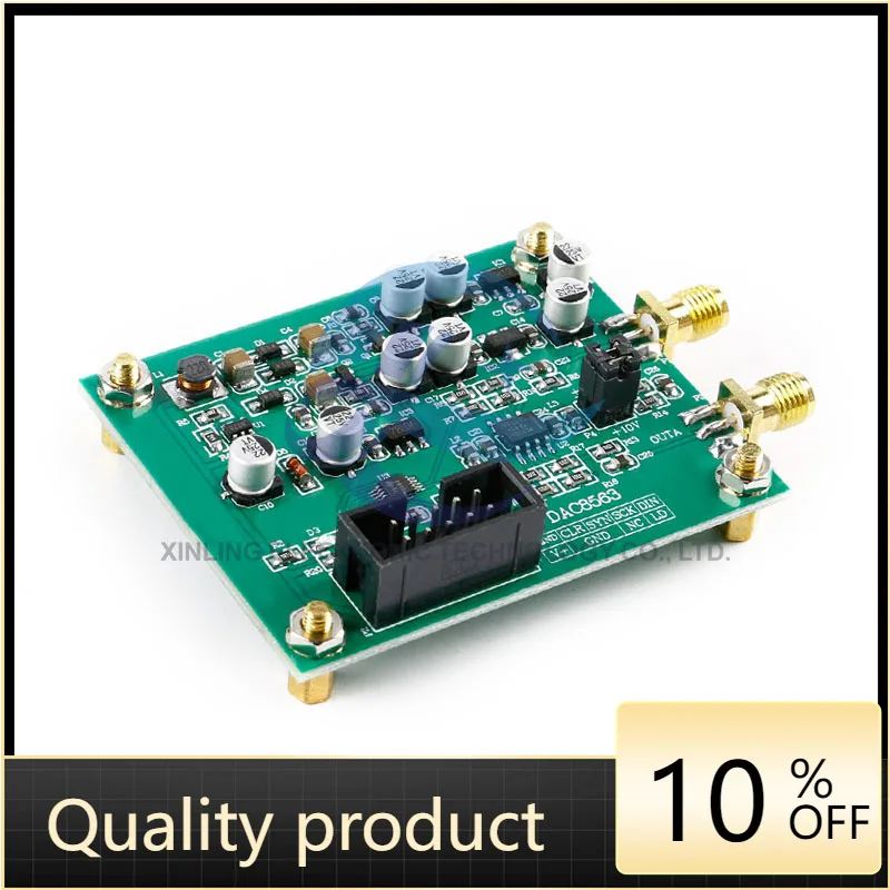 

DAC8563 digital to analog conversion module data acquisition dual 16-bit DAC can be adjusted plus or minus 10V voltage reference