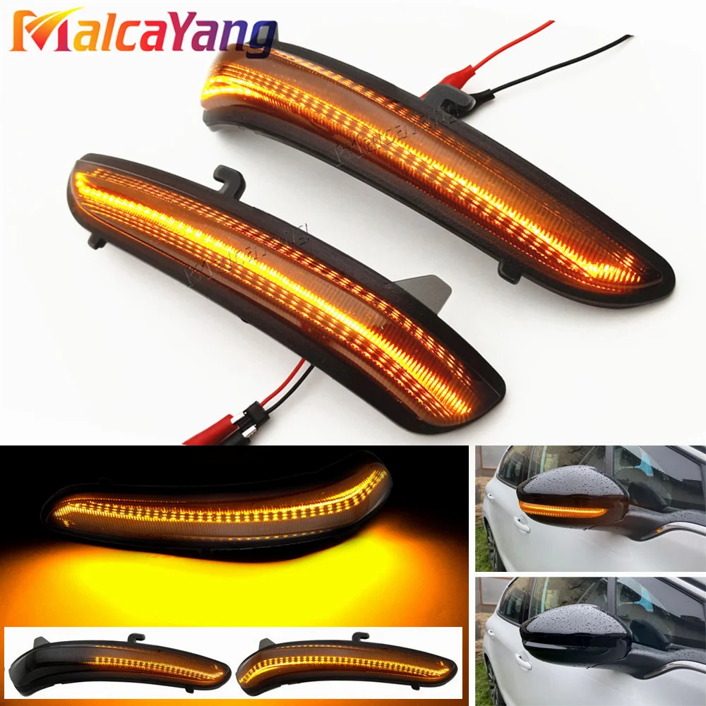 

Светодиодный Динамический указатель поворота для Peugeot 2008 208 I MK1 2013 2014 2015 2016-2019 Citroen C3