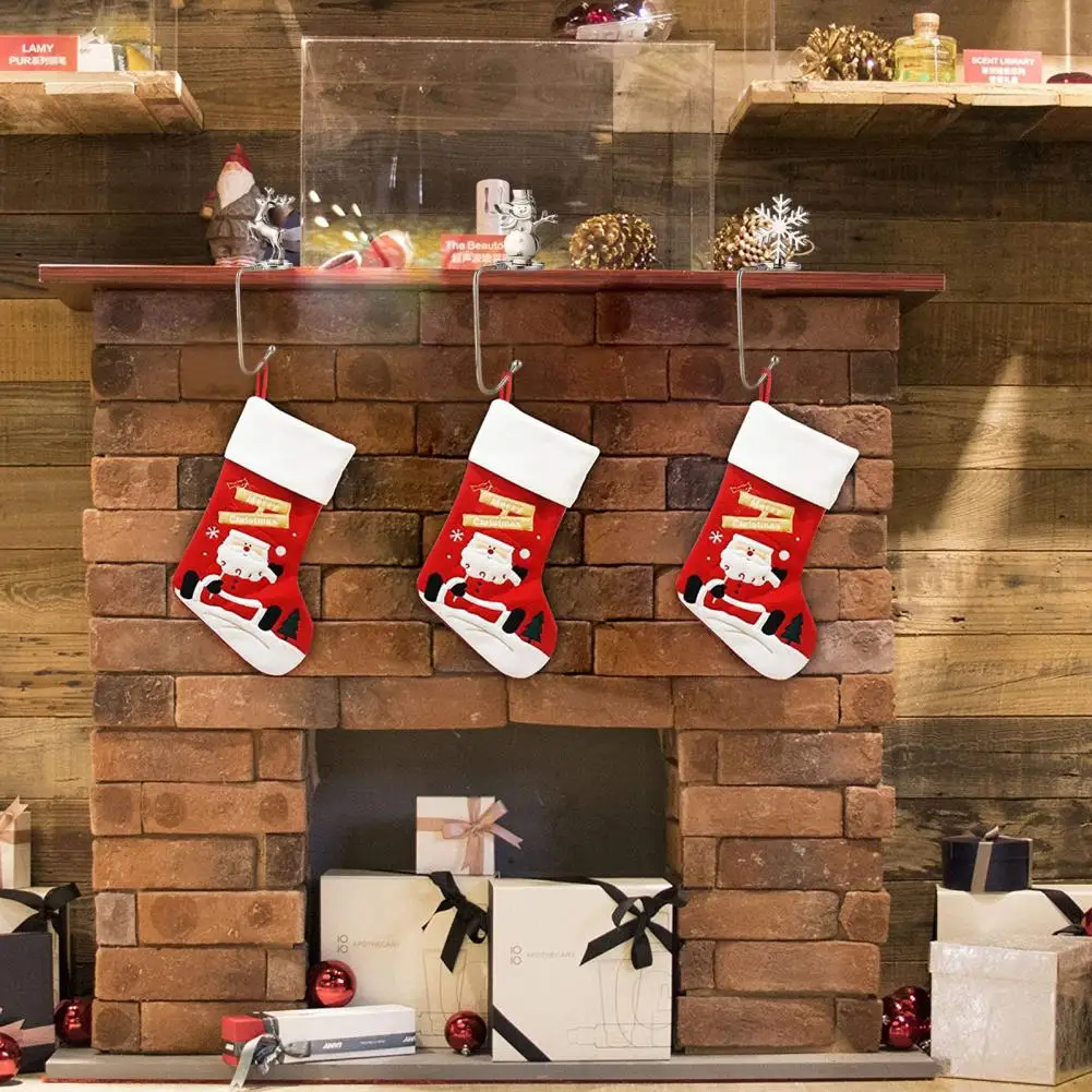 

Creative Christmas Hook Deer Reusable Polished Snowman Christmas Socks Hanger Christmas Socks Hanger Table Hook