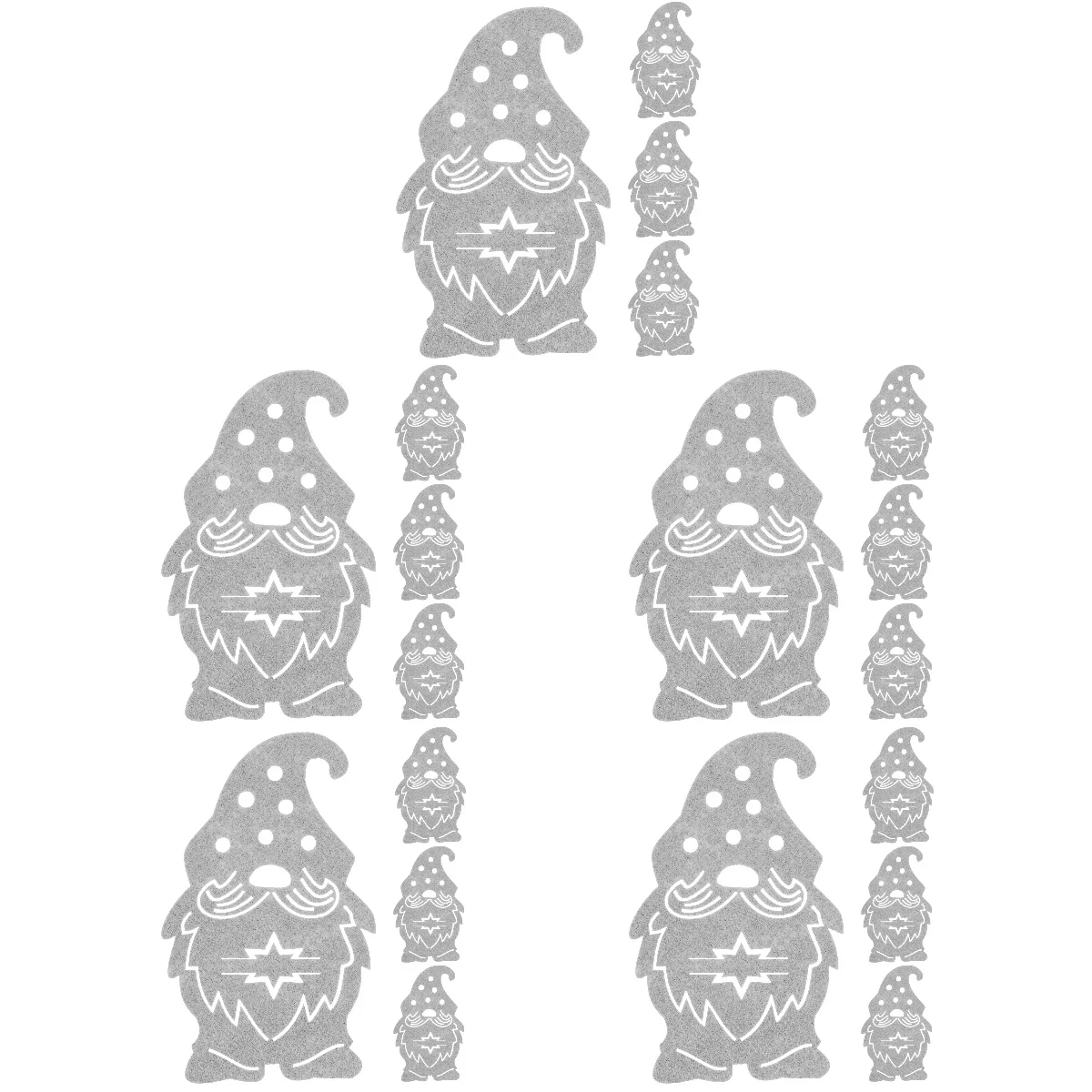 

20 Felt Cartoon Decorative Cutlery Covers Cutlery Bags Xmas Cutlery Bag Xmas Dining Table Decor