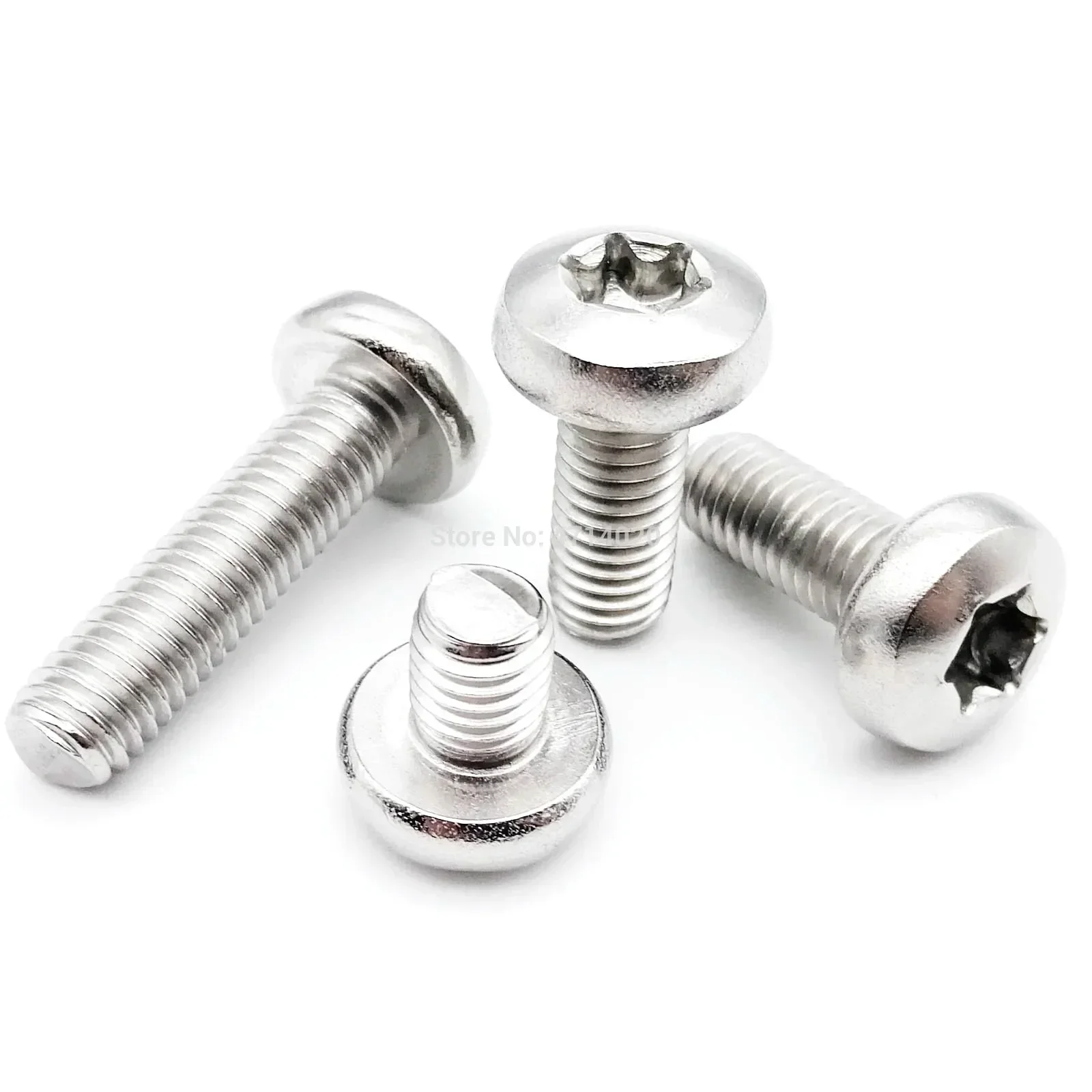 40 шт. M4 M5 Винт Torx Шесть лопастей Нержавеющая сталь 304 GB2672 Шестилопастной круглый