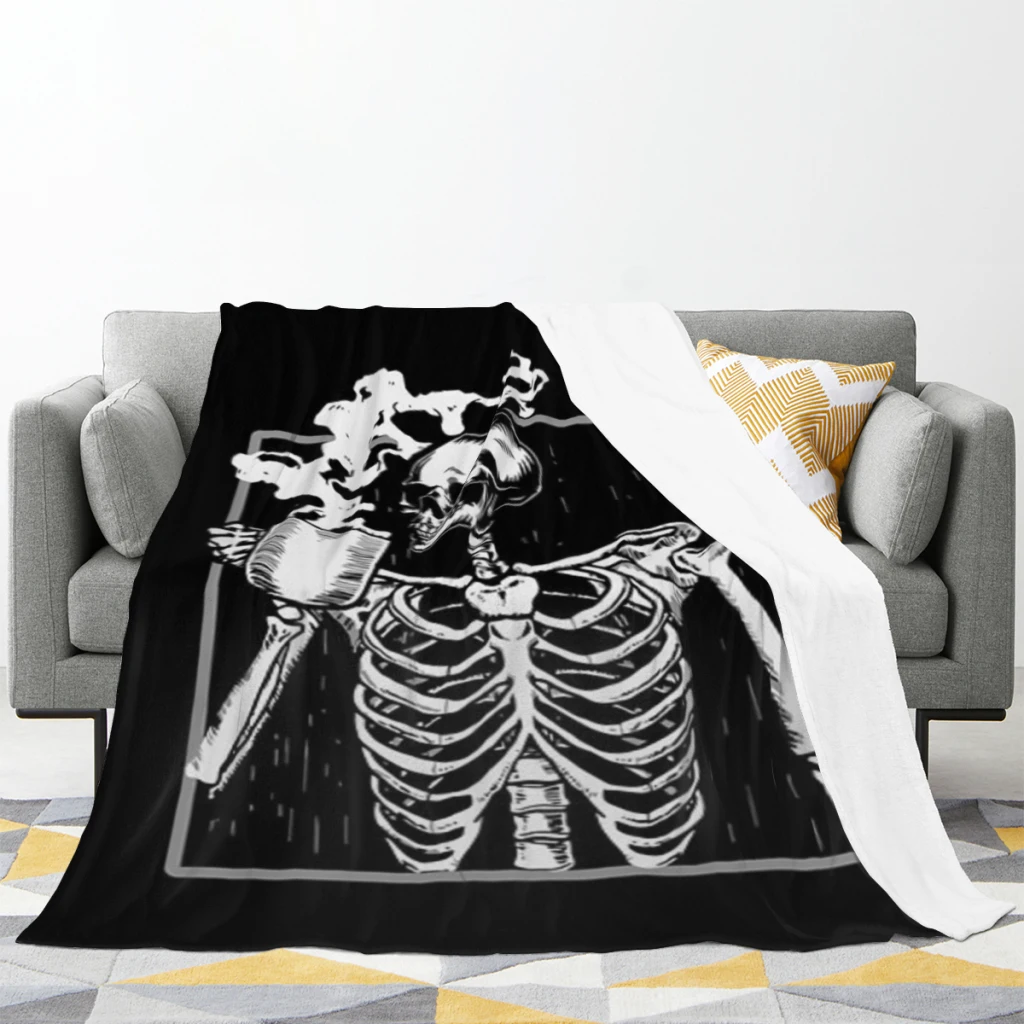 Каркас Череп питьевой кофе Забавный фланцевый Текстильный декор портативные