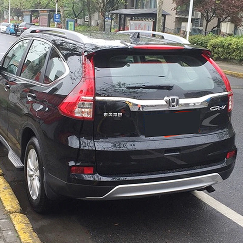 

Use For Honda CRV 2012-2016 Year Spoiler ABS Plastic Carbon Fiber Look Rear Trunk Wing Car Body Kit Accessories